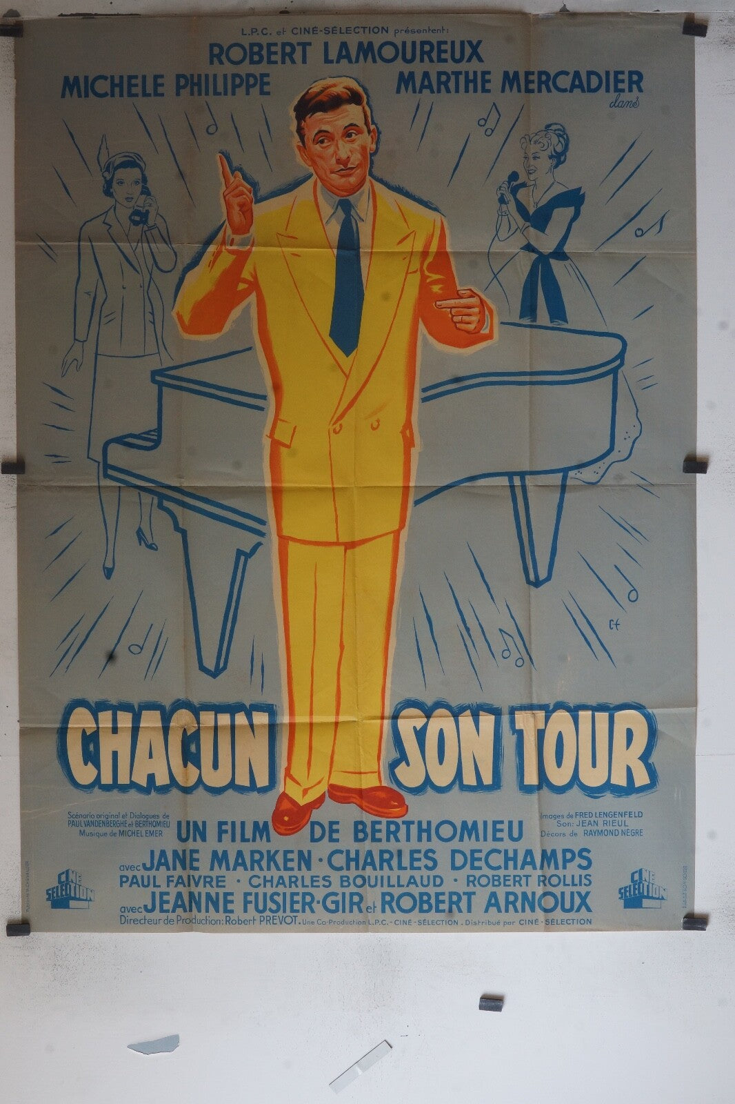 CHACUN SON TOUR ORIGINAL 120x160 