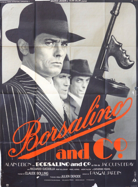 BORSALINO AND CO MOVIE POSTER ORIGINAL 120x160 ALAIN DELON