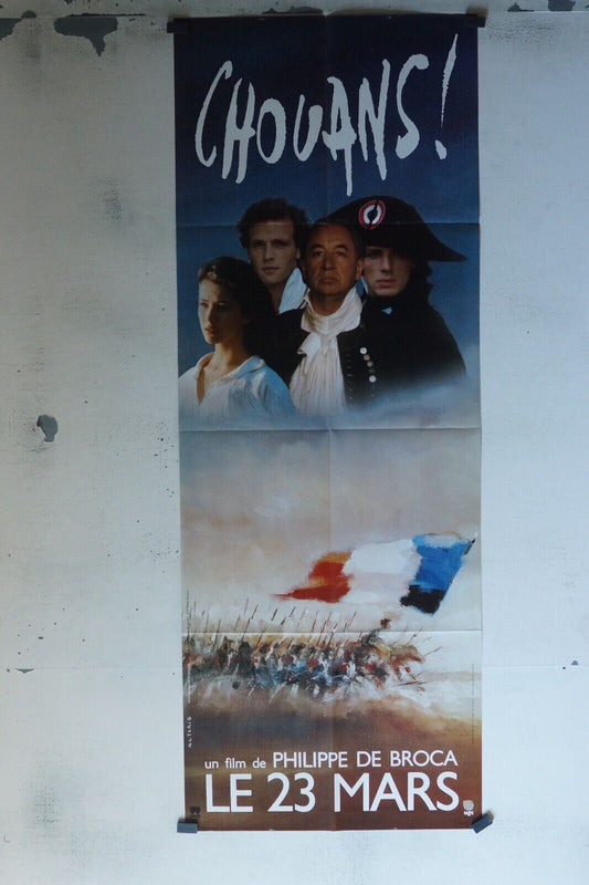 CHOUANS MOVIE POSTER ORIGINAL 60x160 PHILIPPE DE BROCA