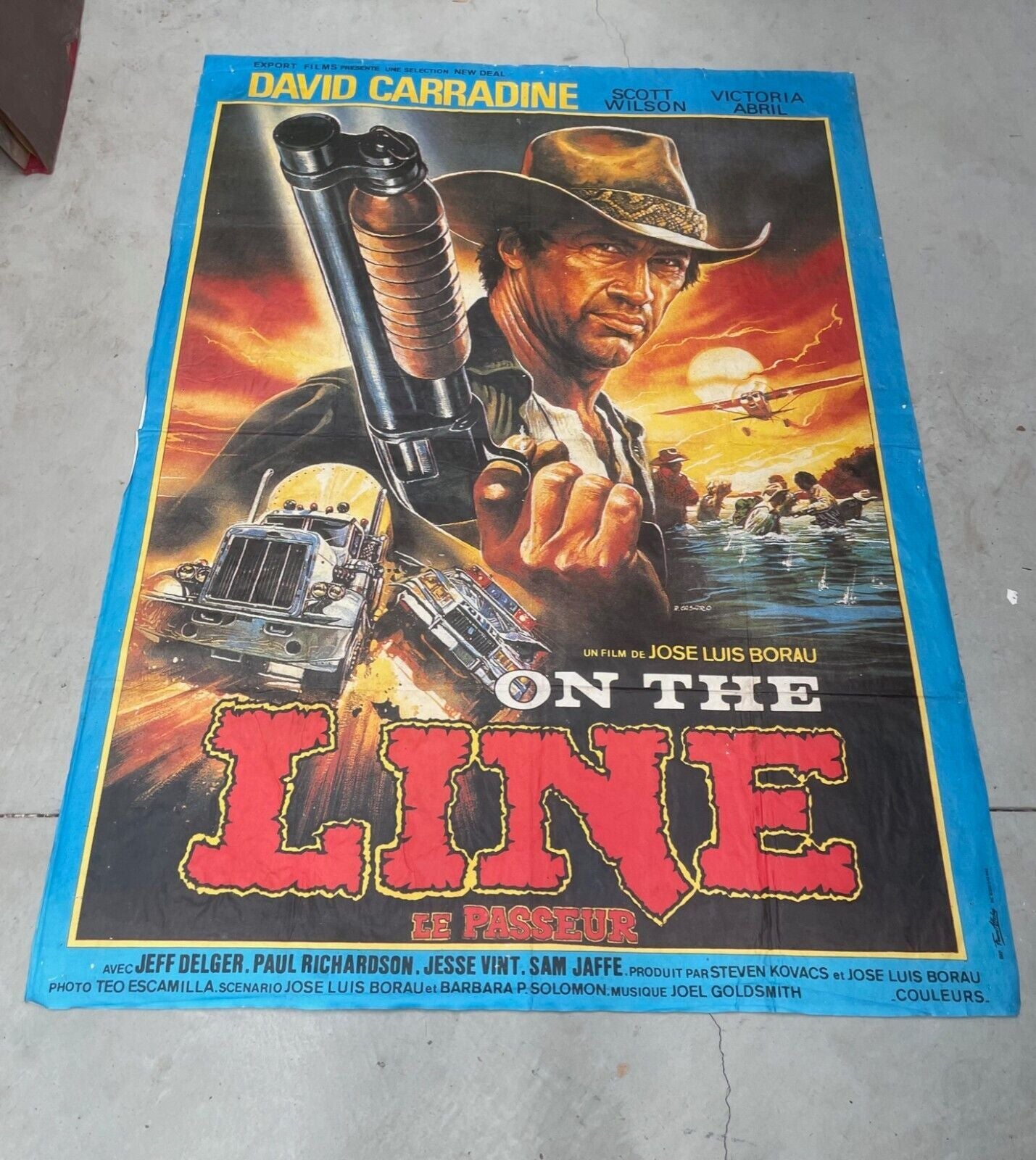 LINE ORIGINAL 120x160 DAVID CARRADINE, movie poster original