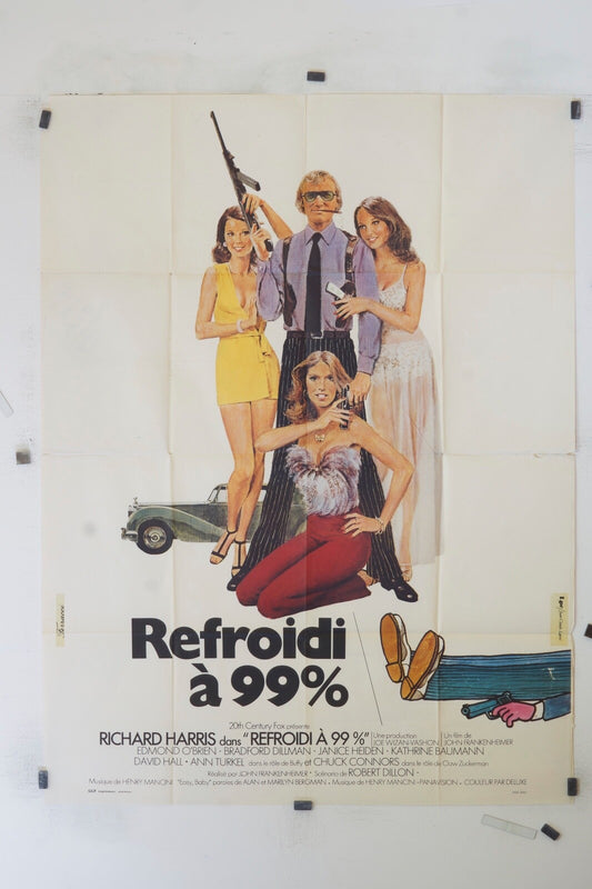 REFROIDI À 99 % RICHARD HARRIS 120x160 ORIGINAL MOVIE POSTER