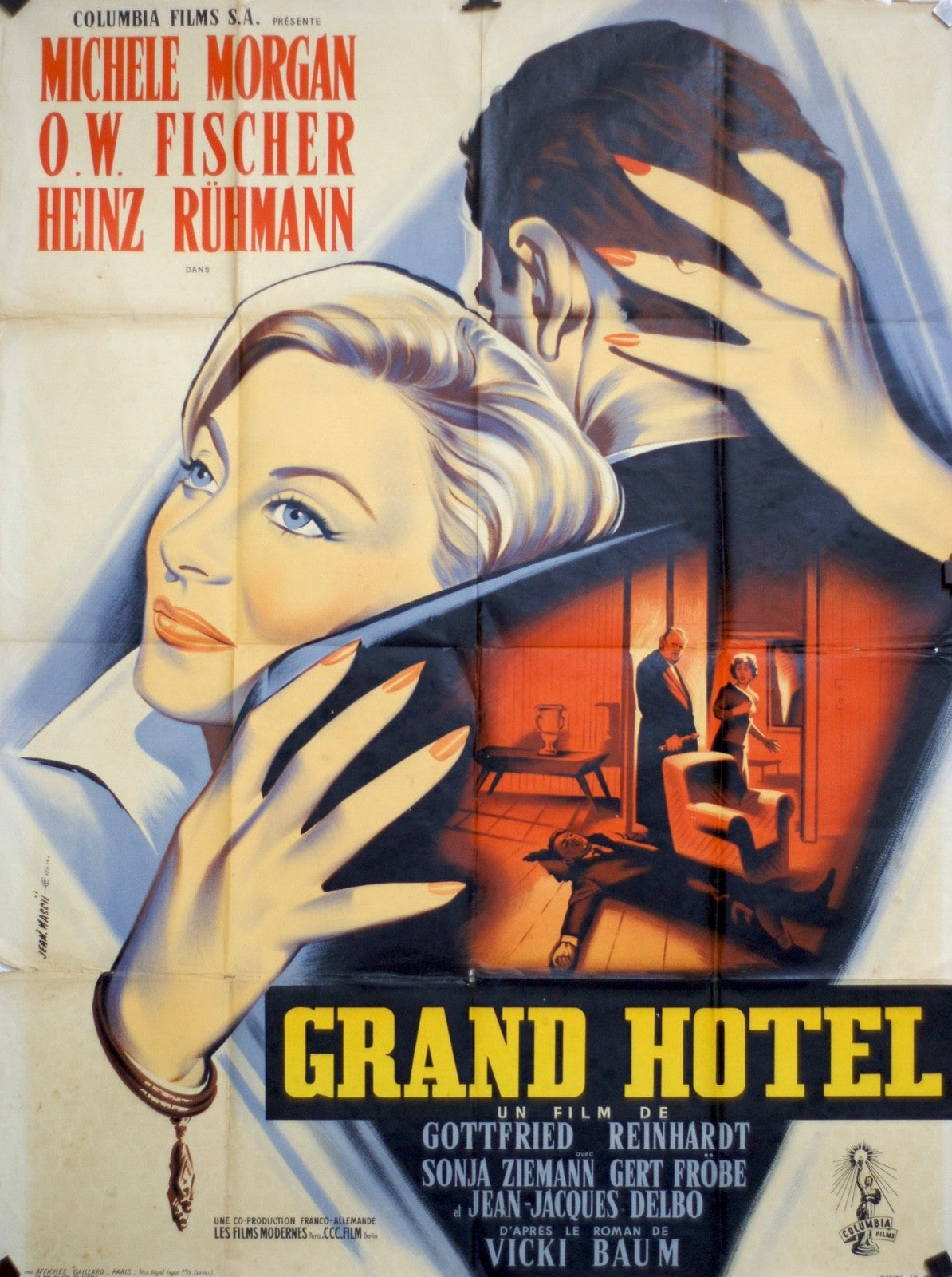 GRAND HOTEL MICHEL MORGAN MOVIE POSTER ORIGINAL 120x160