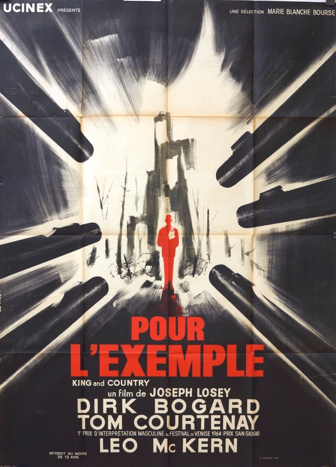 POUR L’EXEMPLE MOVIE POSTER ORIGINAL (120x160) Dirk BOGARD