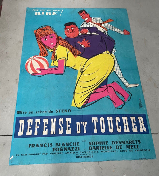 DÉFENSE D’Y TOUCHER ORIGINAL (120X160) FRANCIS BLANCHE