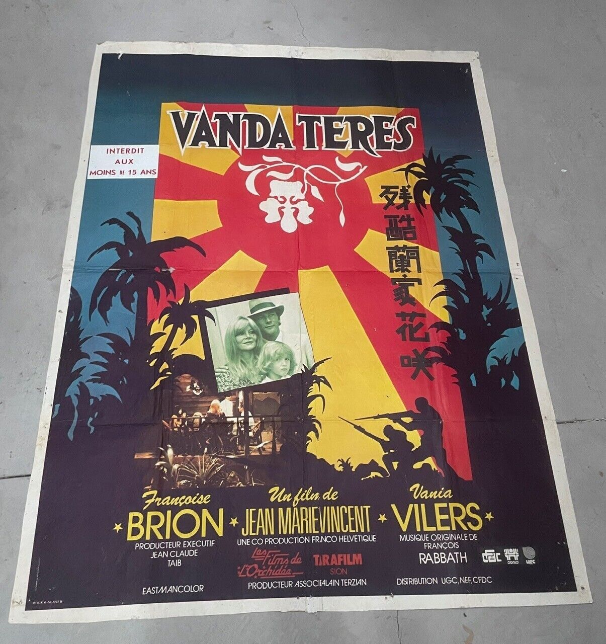 VANDATERES , MOVIE POSTER ORIGINAL  SUR KRAFT (120X160)