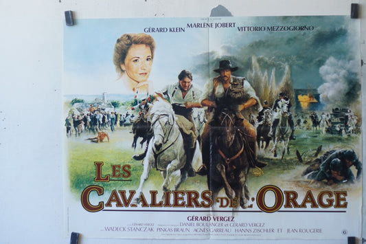 CAVALIERS DE L’ORAGE (LES) movie poster ORIGINAL 60x80 Marlene Jobert 