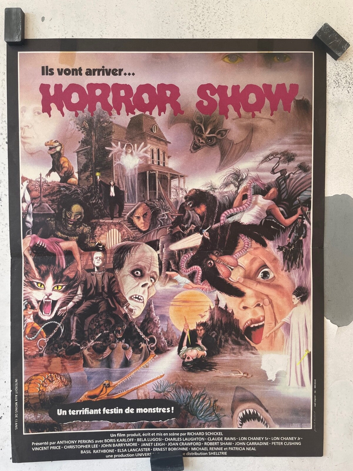 HORROR SHOW ORIGINAL 40x60 PERKINS LEE CHANEY
