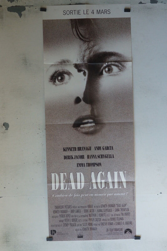 DEAD AGAIN POSTER ORIGINAL 60x160 ANDY GARCIA