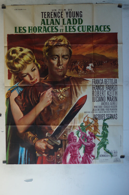 HORACES ET LES CURIACES (LES) MOVIE POSTER ORIGINAL 120x160 Alan Ladd , Franca