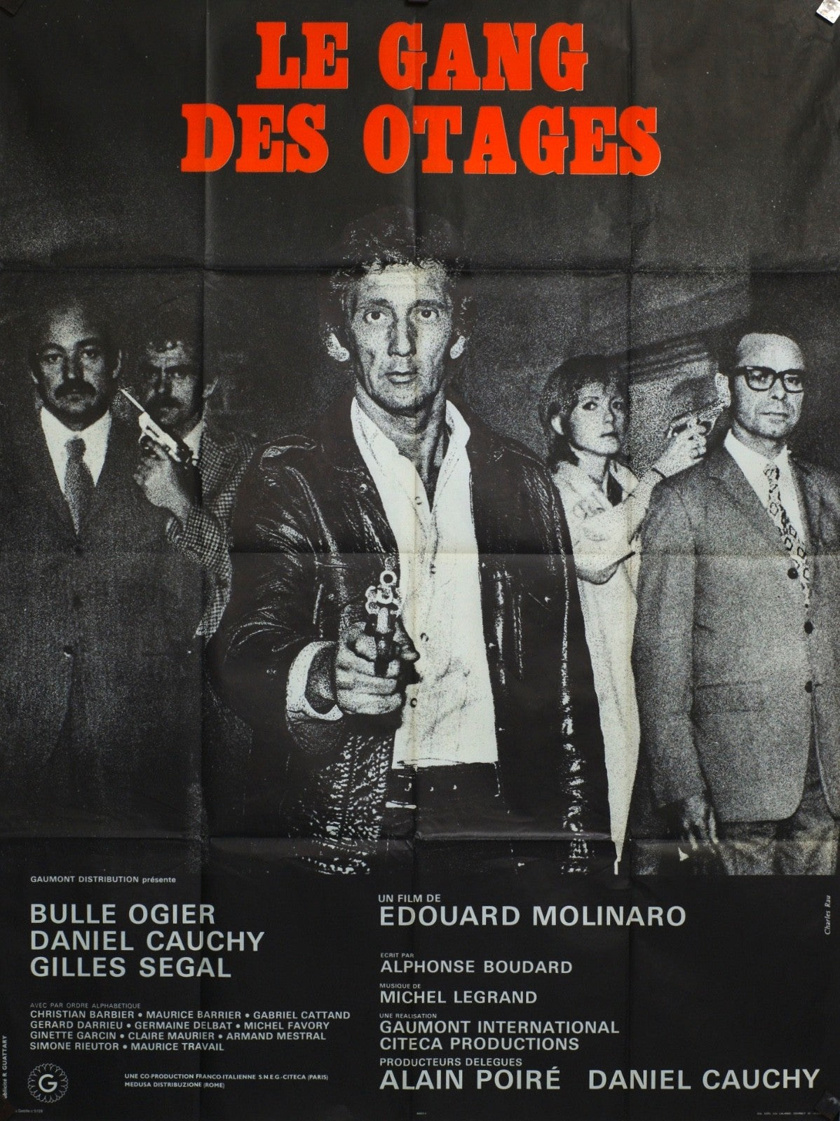LE GANG DES OTAGES BULLE OGIER POSTER ORIGINAL 120x160