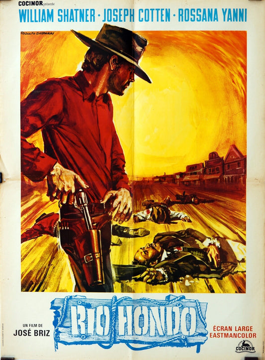  RIO HONDO Original Poster (Belge Version) COMANCHE BLANCO