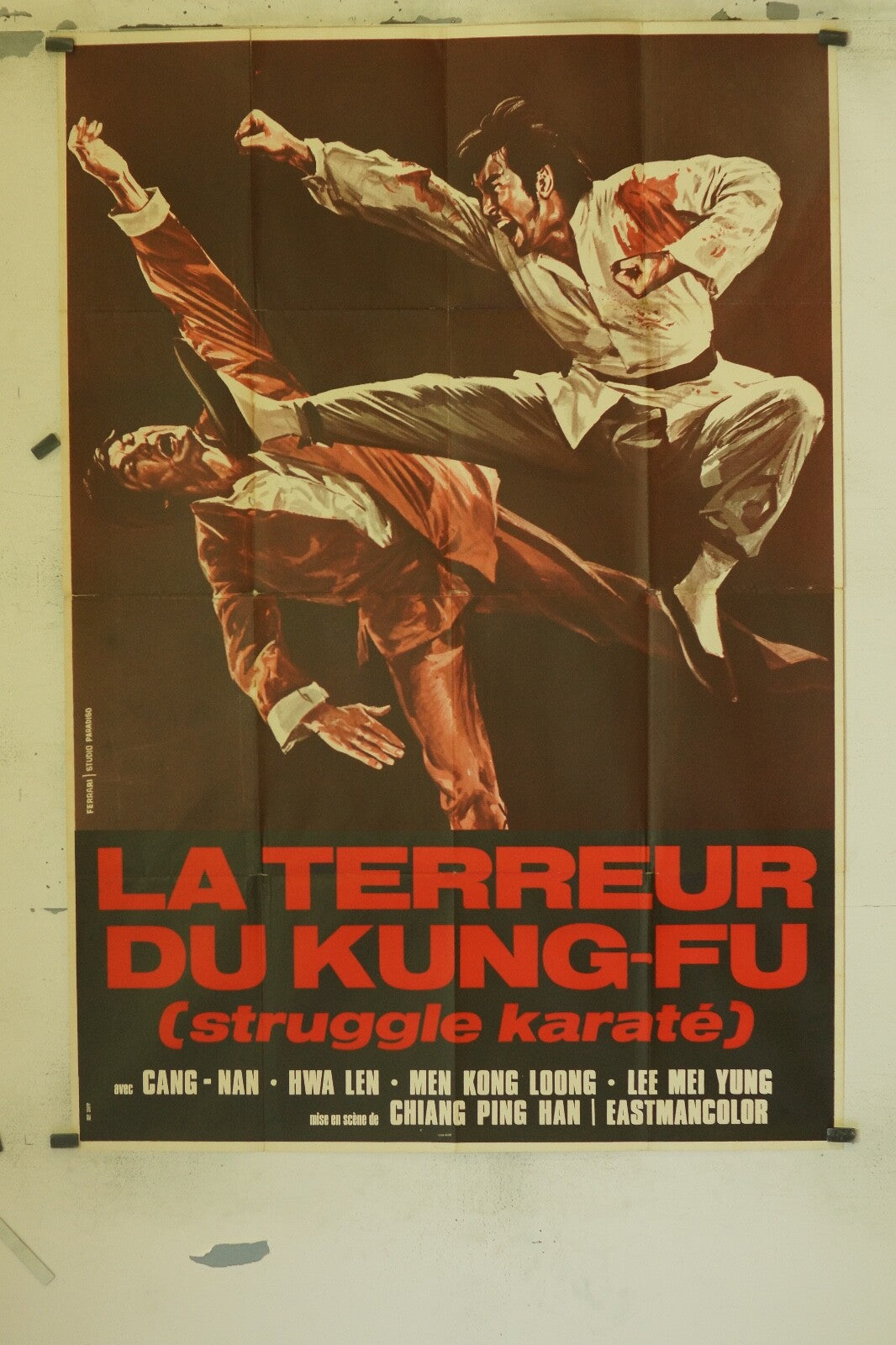 LA TERREUR DE KUNG FU ORIGINAL 120x160 CANG – NAN – HWA LEN