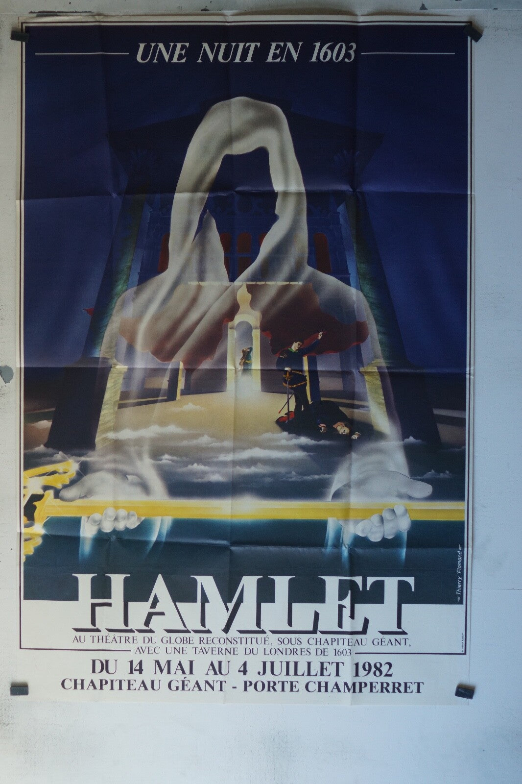 HAMLET - THEATRE MOVIE POSTER ORIGINAL 120x160 