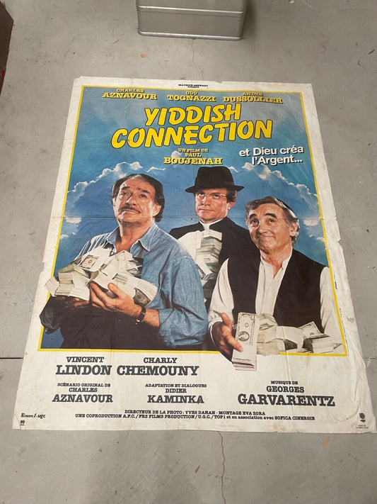 YIDDISH CONNECTION movie poster ORIGINAL 120x160 VINCENT LINDON