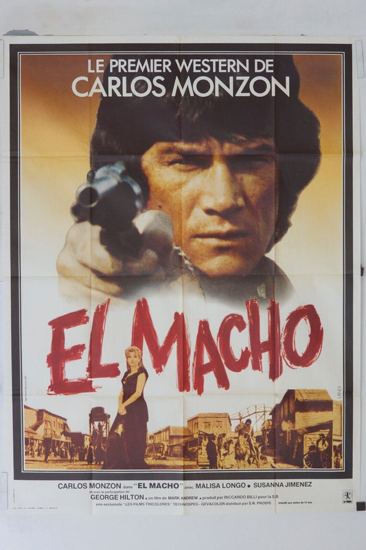 EL MACHO ORIGINAL MOVIE POSTER 120x160 CARLOS MONZON
