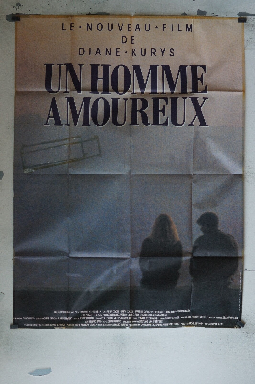UN HOMME AMOUREUX MOVIE POSTER ORIGINAL 120x160 DIANE - KURYS