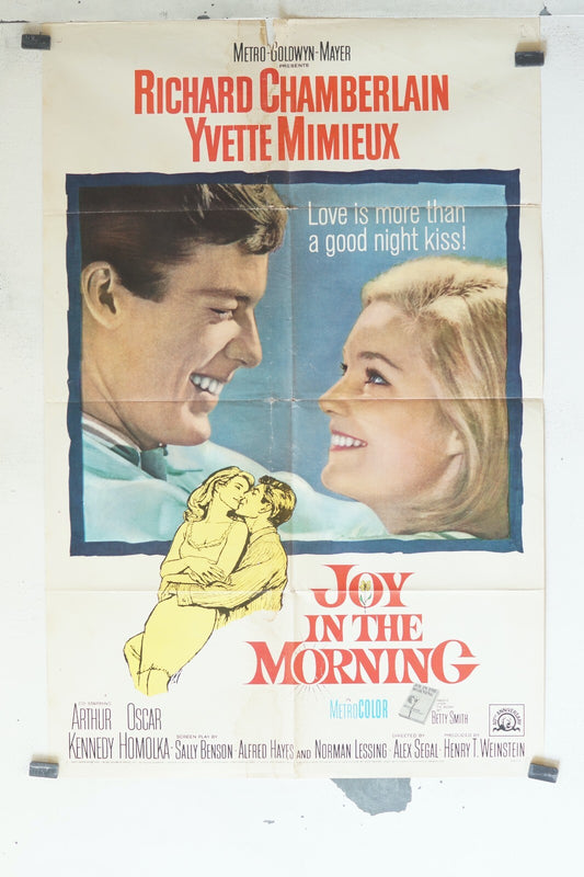 JOY IN THE MORNING (1965) ORIGINAL 75x100 ARTHUR KENNEDY, OSKAR HOMOLKA