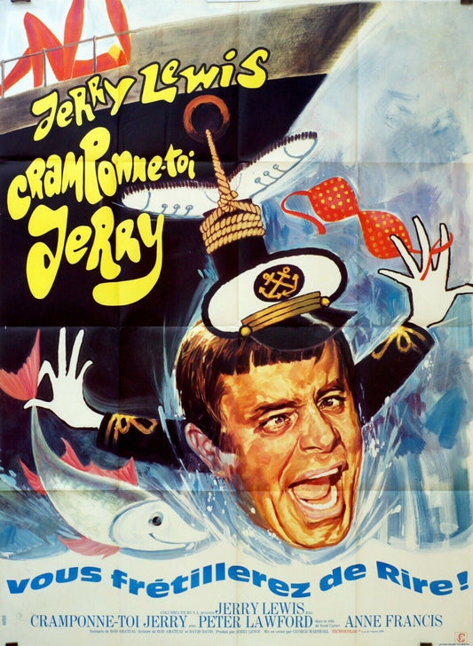 CRAMPONNE-TOI JERRY POSTER ORIGINAL 120x160 JERRY LEWIS