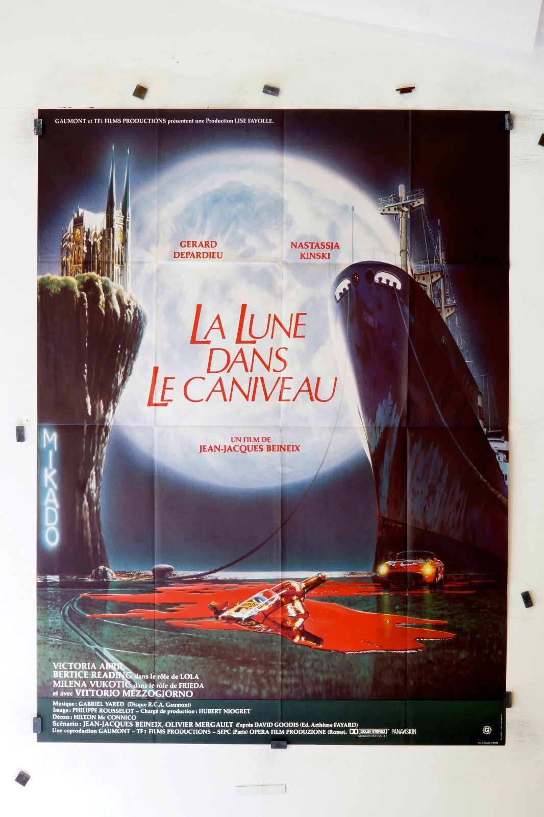 LA LUNE DANS LE CANIVEAU  JEAN-JACQUES BEINEIX MOVIE POSTER ORIGINAL 120x160