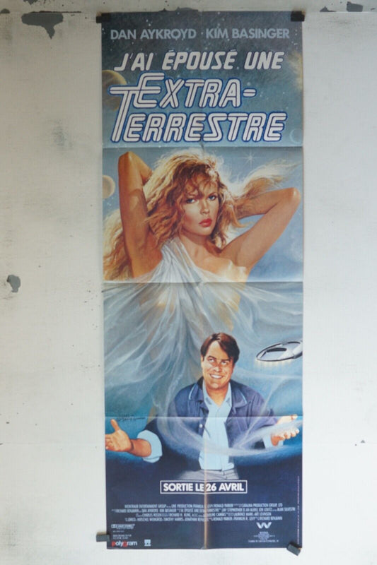 J’AI ÉPOUSÉ UNE EXTRATERRESTRE MOVIE POSTER ORIGINAL (60x160) DAN AYKROYD