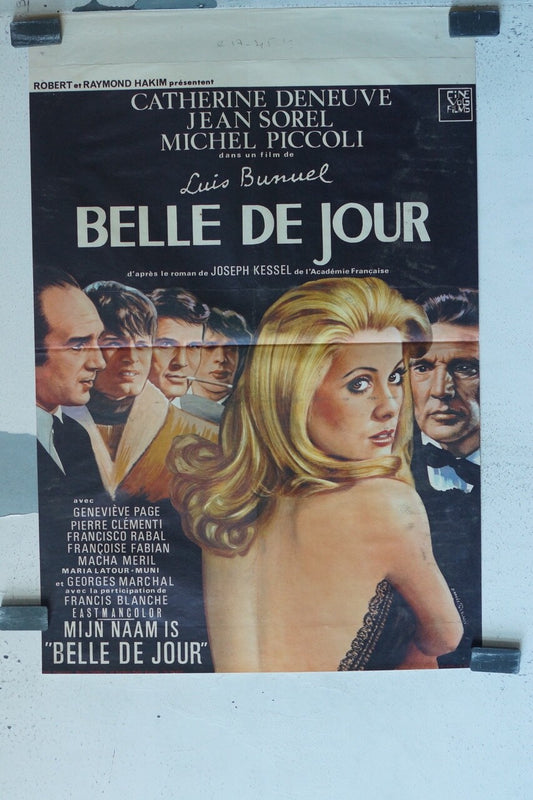 LA BELLE DU JOUR POSTER ORIGINAL 37X54 CATHERINE DENEUVE