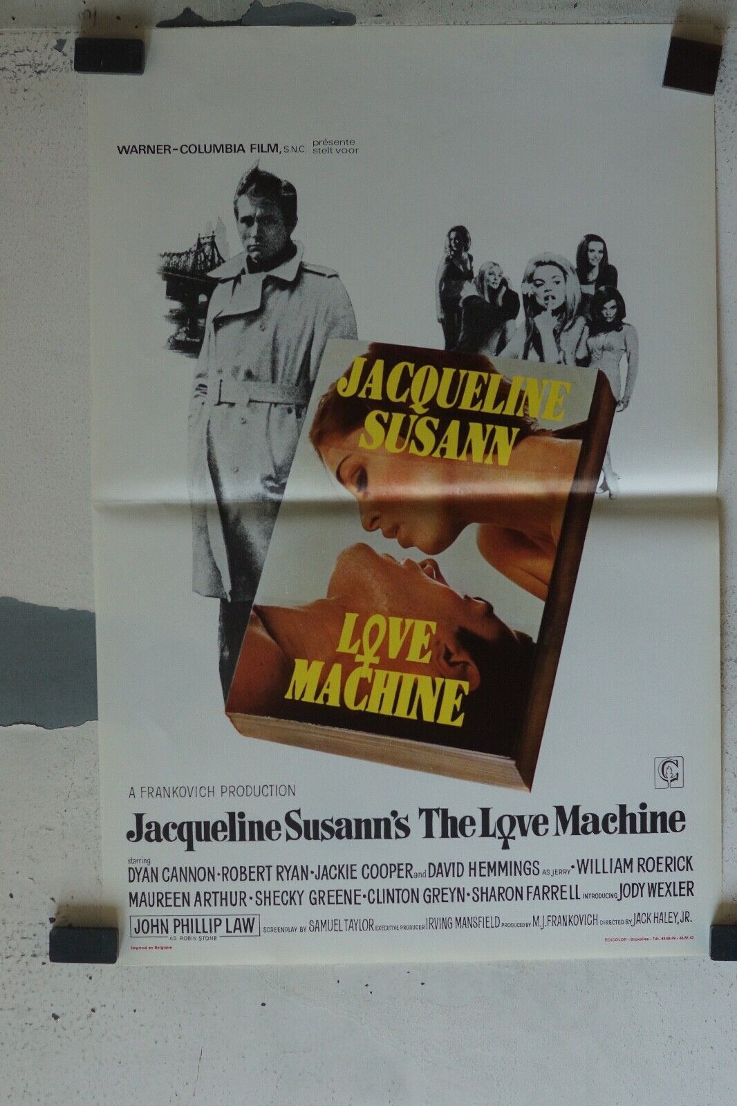 LOVE MACHINE MOVIE POSTER ORIGINAL (55X37) JACQUELINE SUSAN