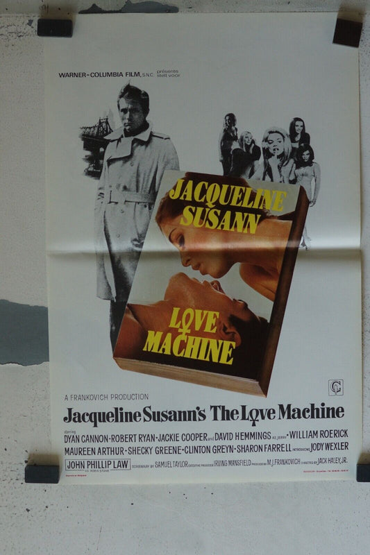 LOVE MACHINE MOVIE POSTER ORIGINAL (55X37) JACQUELINE SUSAN