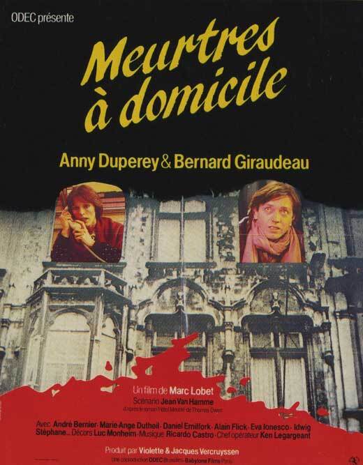 MEURTRES A DOMICILE MOVIE POSTER ORIGINAL 75x100 Bernard Giraudeau
