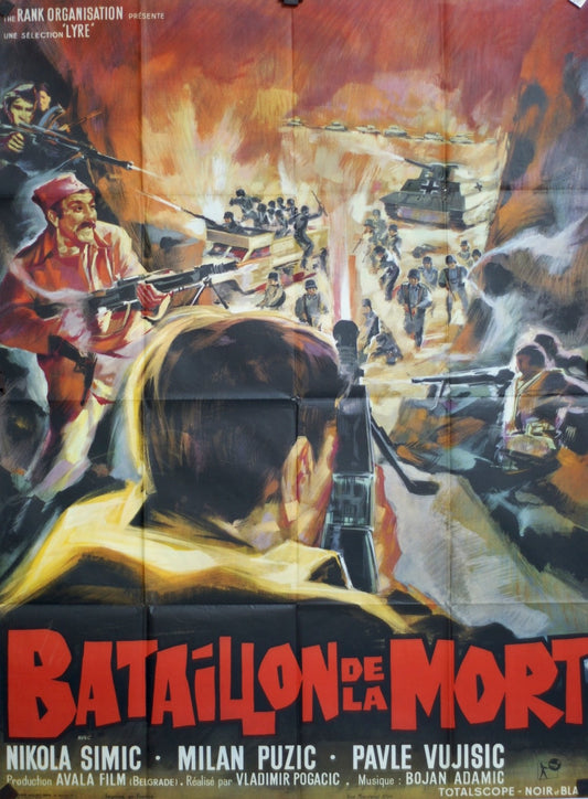 BATAILLONS DE LA MORT  KIKOLA SIMIC  movie poster ORIGINAL 120x160