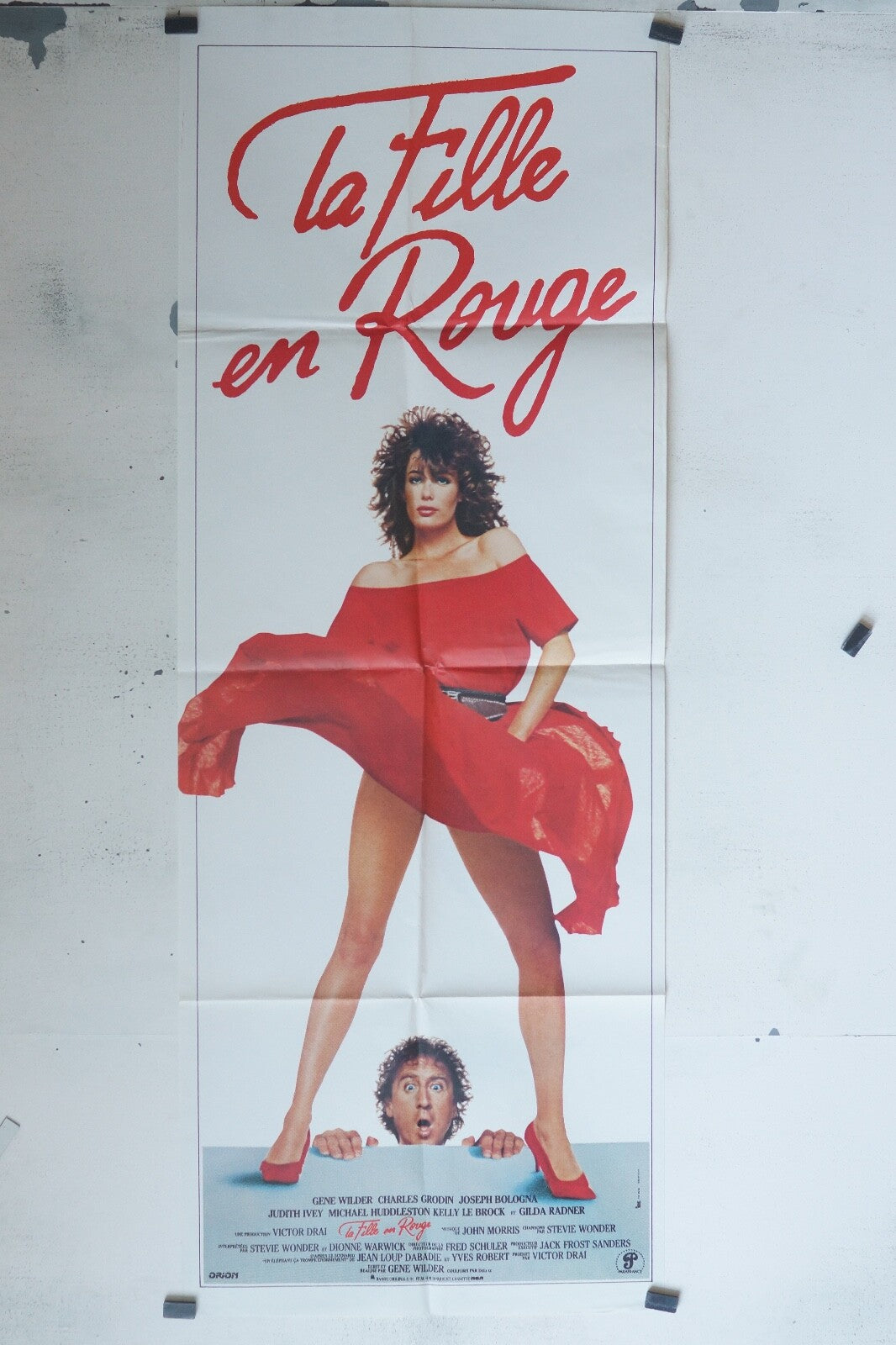 LA FILLE EN ROUGE ORIGINAL POSTER (60X160) GENE WIKDER