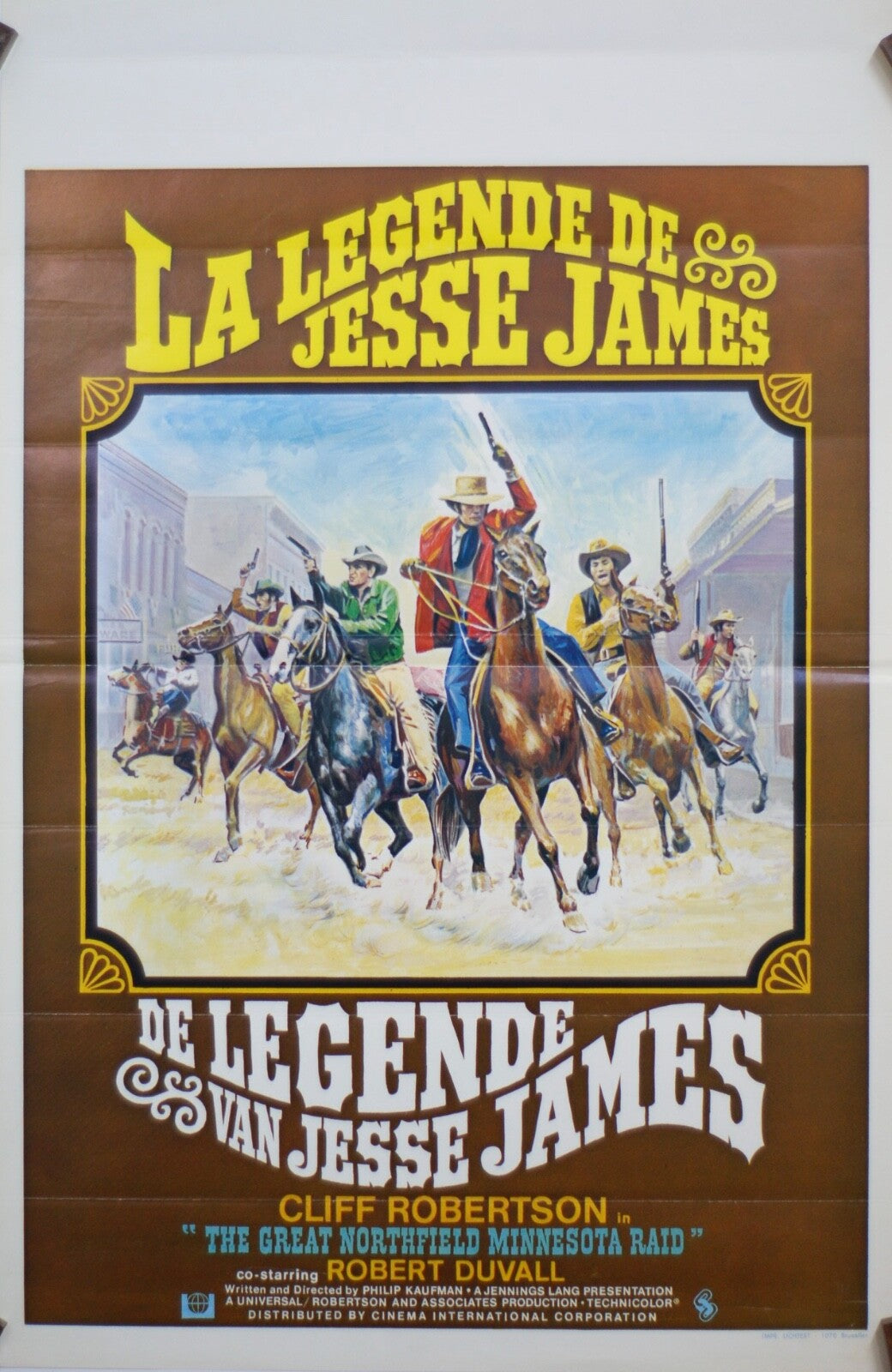 LA LEGENDE DE JESSE JAMES Original Poster The great northfield minnesota raid FV