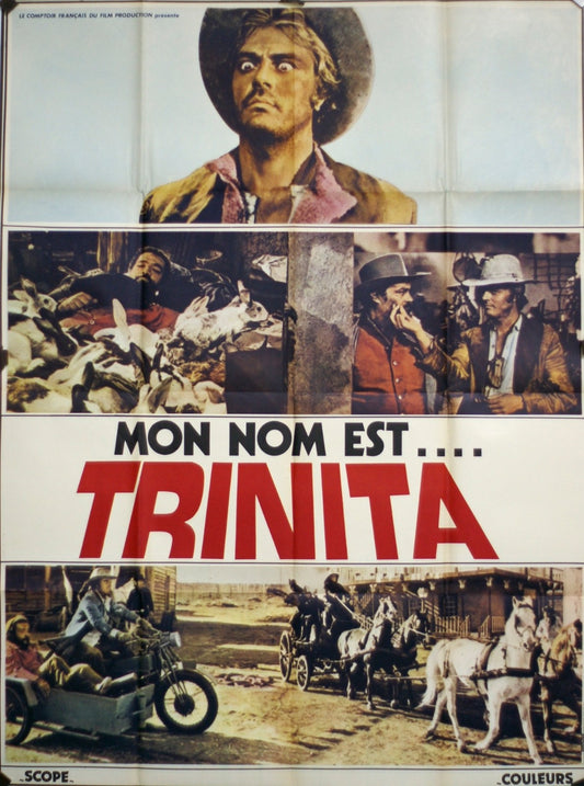 MON NOM EST TRINITA MOVIE POSTER ORIGINAL 120x160