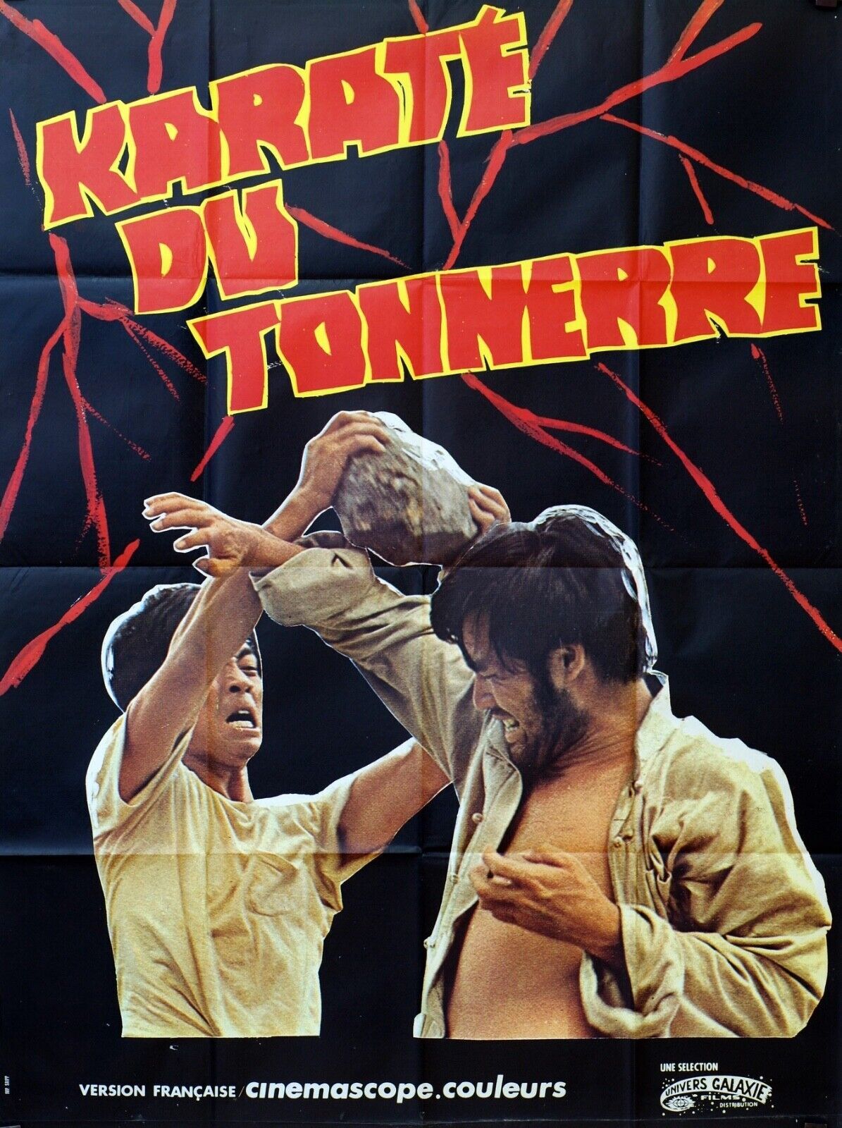KARATÉ DU TONNERRE, KUNG FU KARATÉ MOVIE POSTER  (120X160)