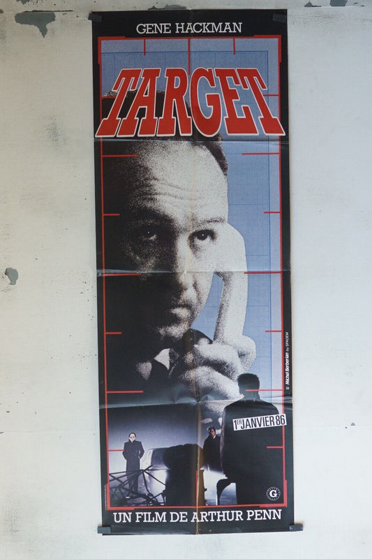 TARGET MOVIE POSTER ORIGINAL 60x160 GENE HACKMAN