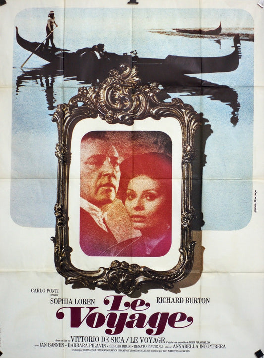 LE VOYAGE  SOPHIA LOREN  MOVIE POSTER ORIGINAL 120x160