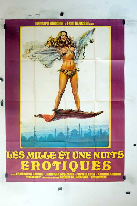 LES MILLES ET UNE NUITS ÉROTIQUES BARBARA MOVIE POSTER ORIGINAL (120x160)