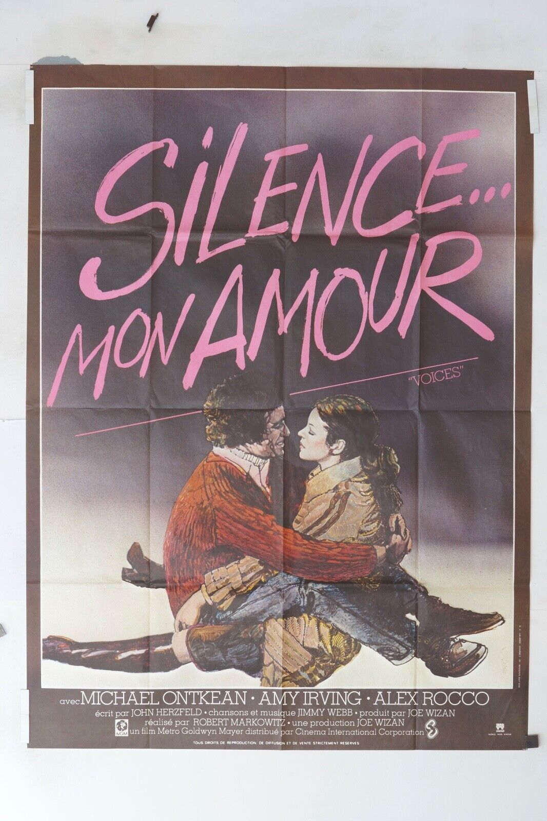 SILENCE MON AMOUR ORIGINAL MOVIE POSTER 120x160 MICHAEL ONTKEAN BON ETAT