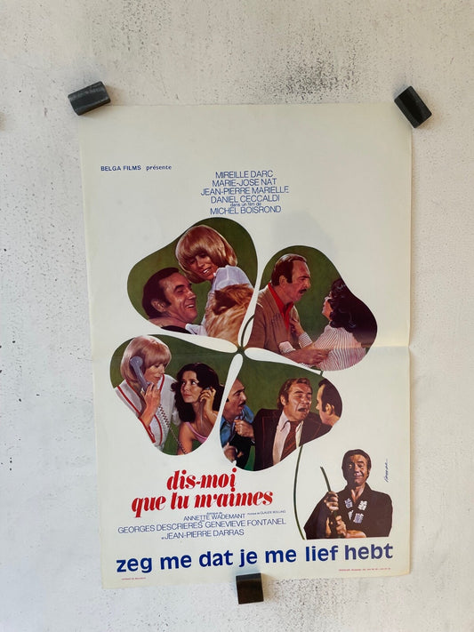 DIS-MOI QUE TU M’AIMES, BELGIAN MOVIE POSTER 36x55 ANNETTE WADEMANT