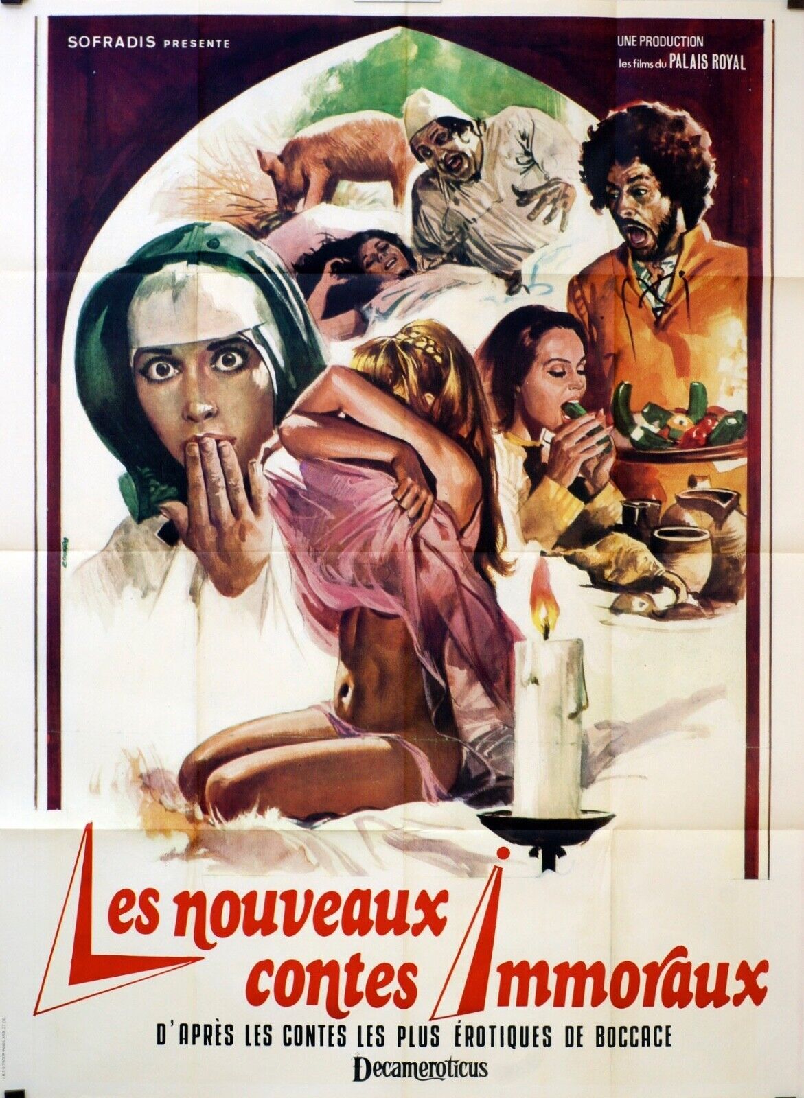 LES NOUVEAUX CONTES IMMORAUX ORIGINAL MOVIE POSTER 120x160