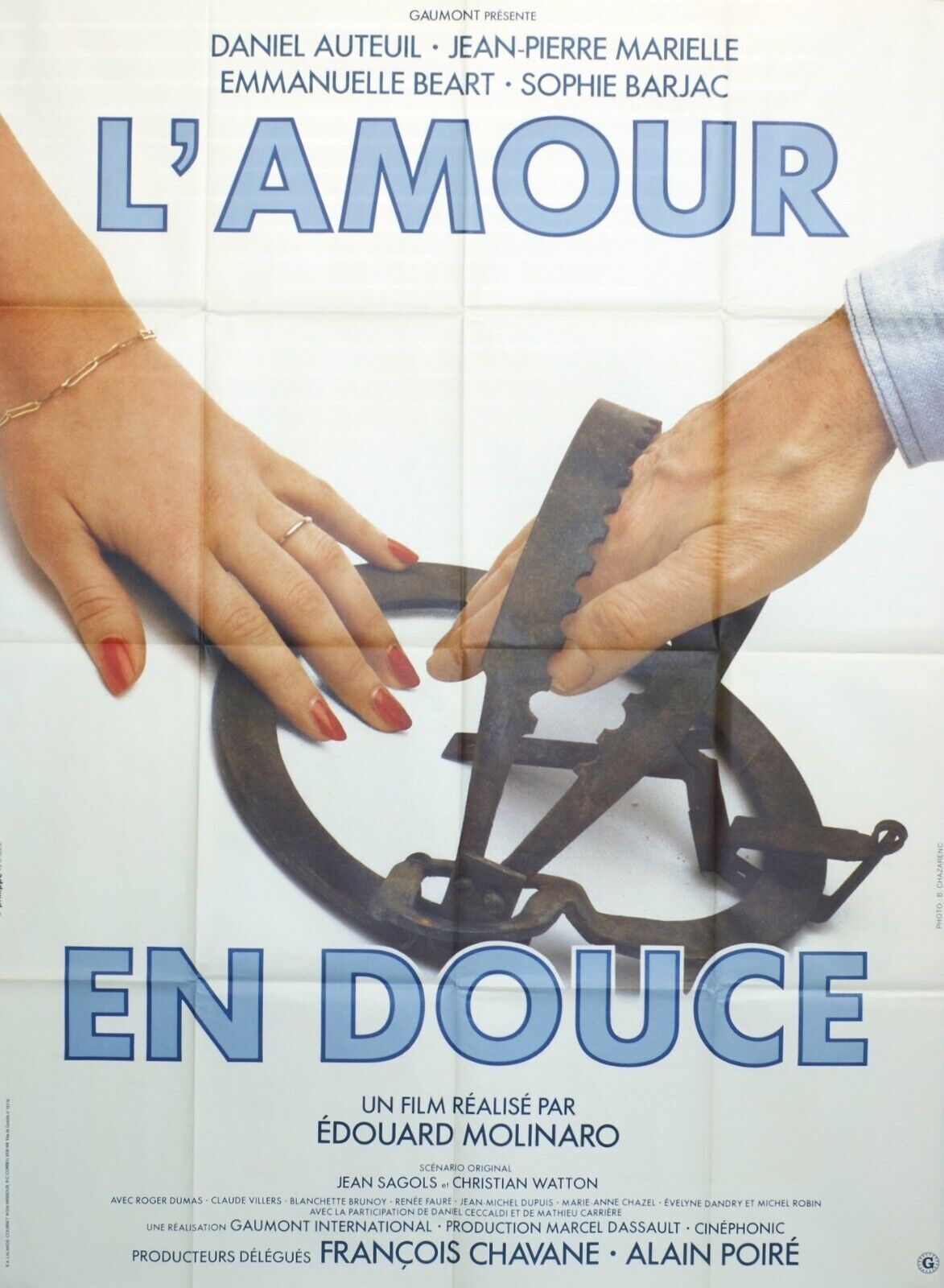 L’AMOUR EN DOUCE POSTER ORIGINAL 120x160 DANIEL AUTEUIL
