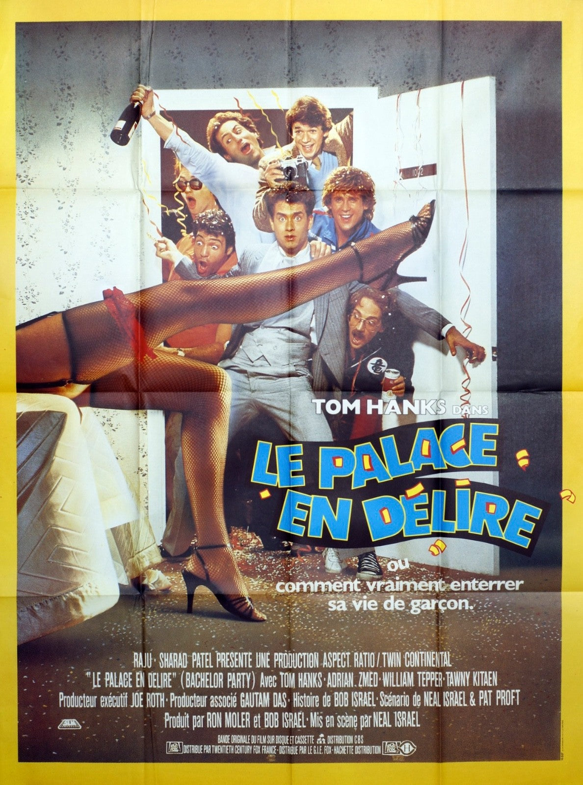 LE PALACE EN DÉLIRE  RAJU movie poster ORIGINAL 120x160