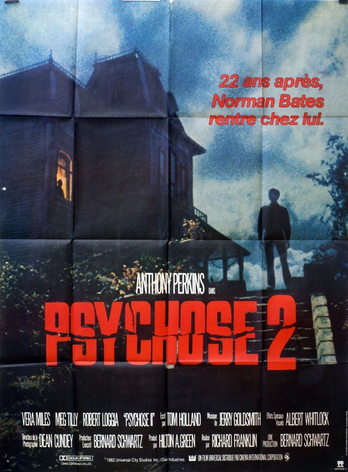 PSYCHOSE 2 MOVIE POSTER ORIGINAL 120x160 ROGER COGGID