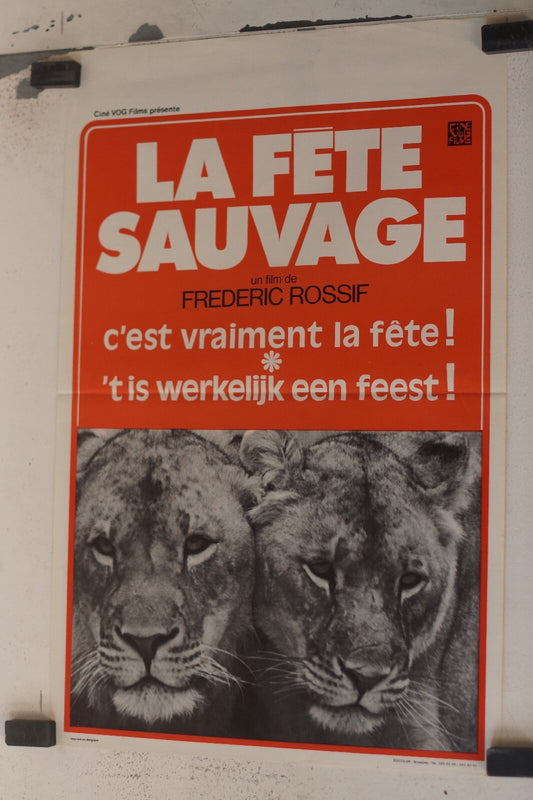 FETE SAUVAGE (LA) (French Edition) ORIGINAL 30x55