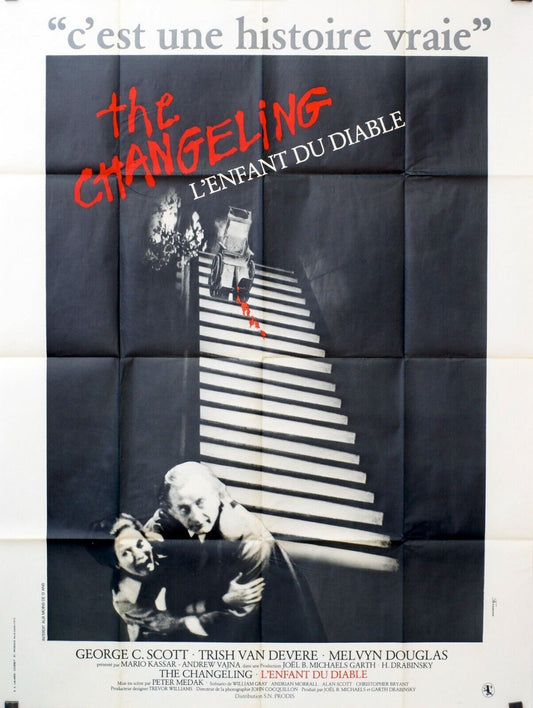 THE CHANGELING L'ENFANT DU DIABLE ORIGINAL MOVIE POSTER 120x160 MERLVYN DOUGLAS