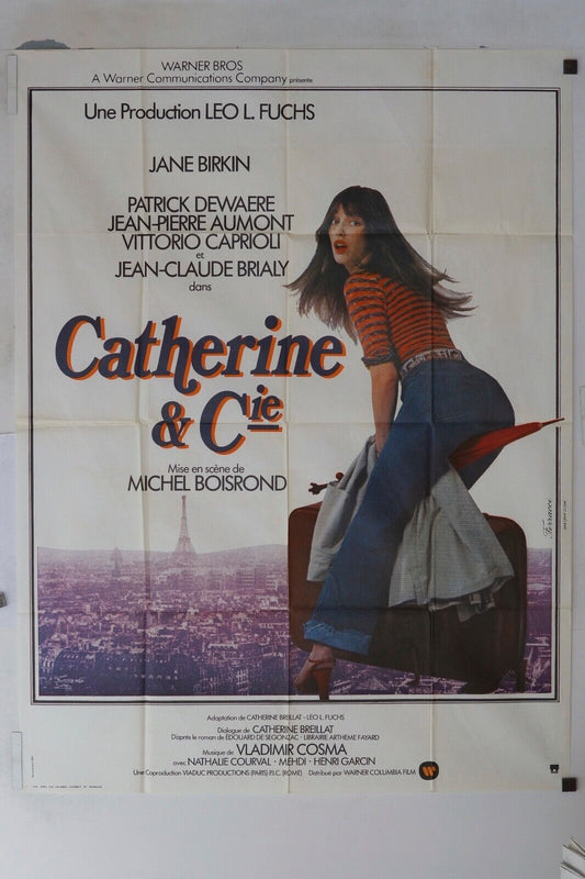 CATHERINE &CIE ORIGINAL MOVIE POSTER 120x160 JANE BIRKIN