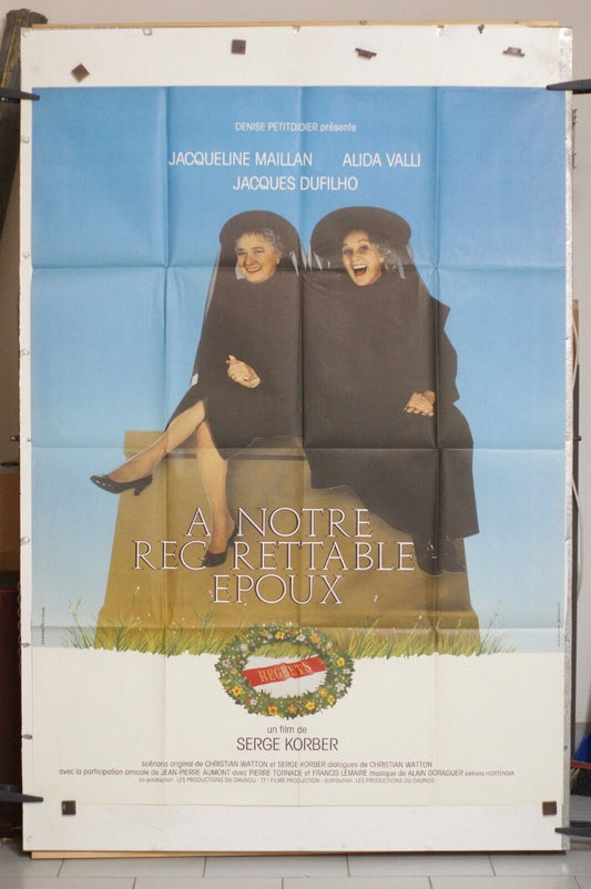 A NOTRE REGRETTABLE ÉPOUX Original Movie Poster 120X160 JACQUELINE MAILLAN