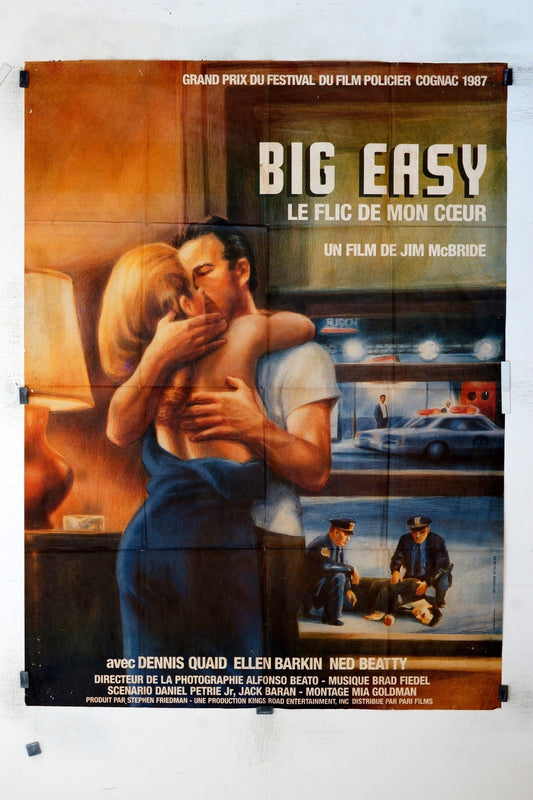 BIG EASY – LE FLIC DE MON CŒUR JIM MCBRIDE MOVIE POSTER ORIGINAL 120x160