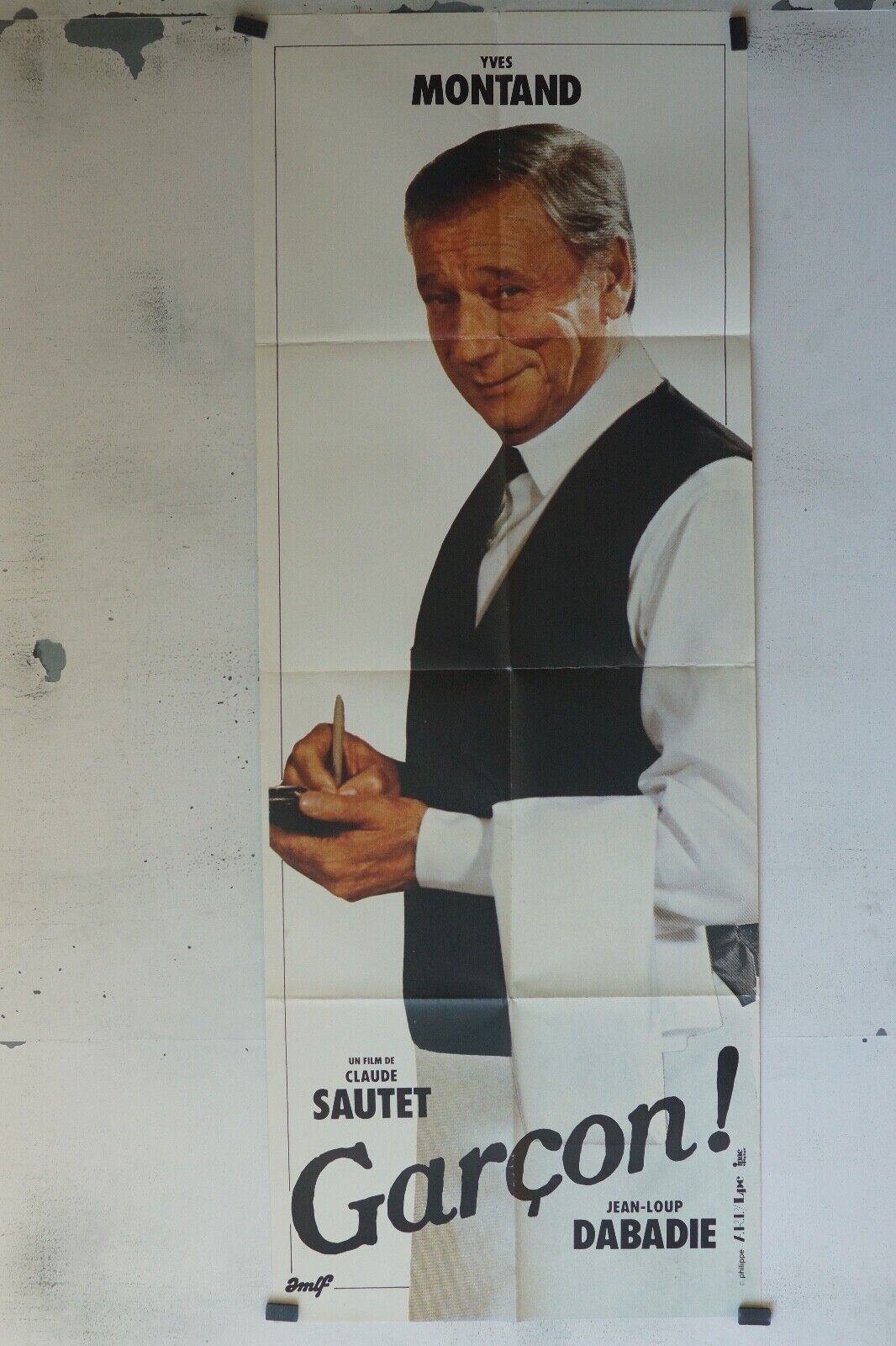 GARCON !  POSTER ORIGINAL 60x160