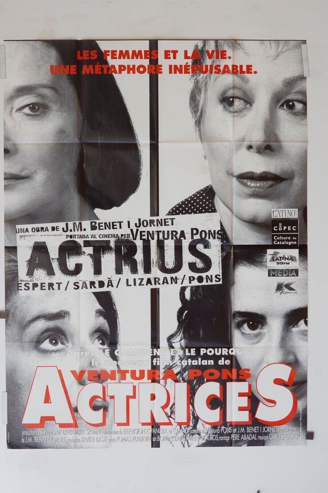ACTRICES MOVIE POSTER ORIGINAL 120x160  VENTURA PONS