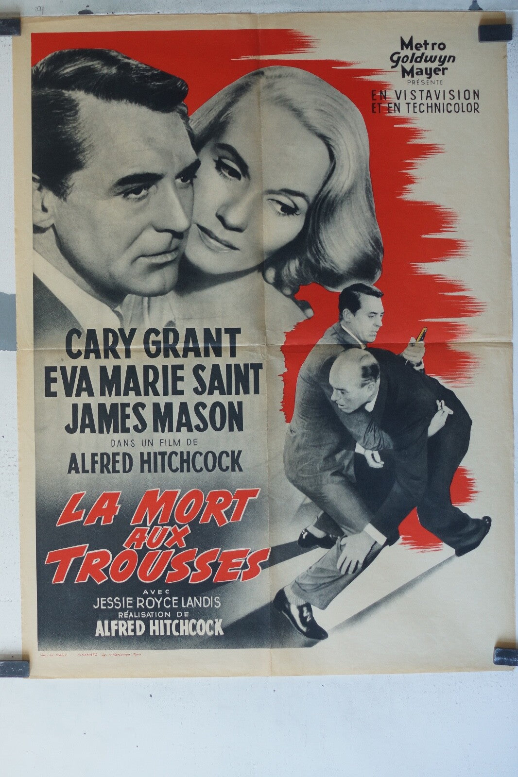 MORT AUX TROUSSES (LA) ORIGINAL 120X160 Cary Grant , Eva Marie saint